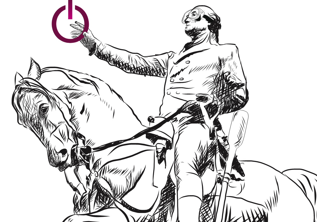 man on horse